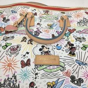 NWT RARE Dooney & Bourke Disney sketch weekender